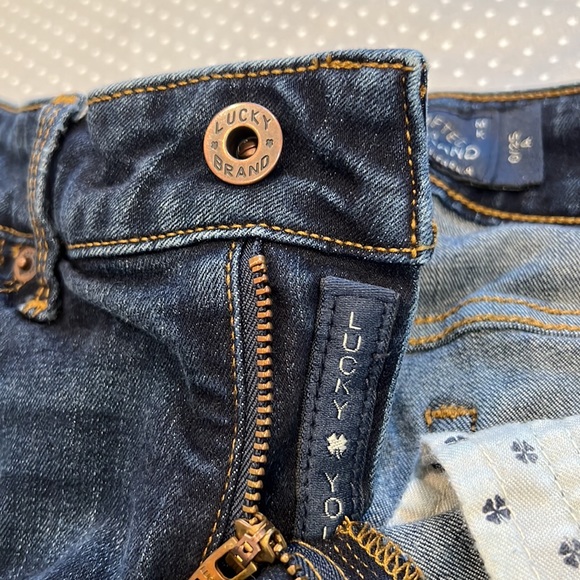 🍀Lucky Brand Lolita Skinny Dark Blue Denim Jeans in Size 0/25 - Picture 7 of 15